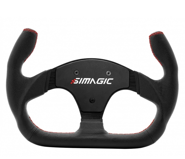 SIMAGIC C-Shaped Steering wheel without HUB, 325mm, Leather - 1349636 - zdjęcie